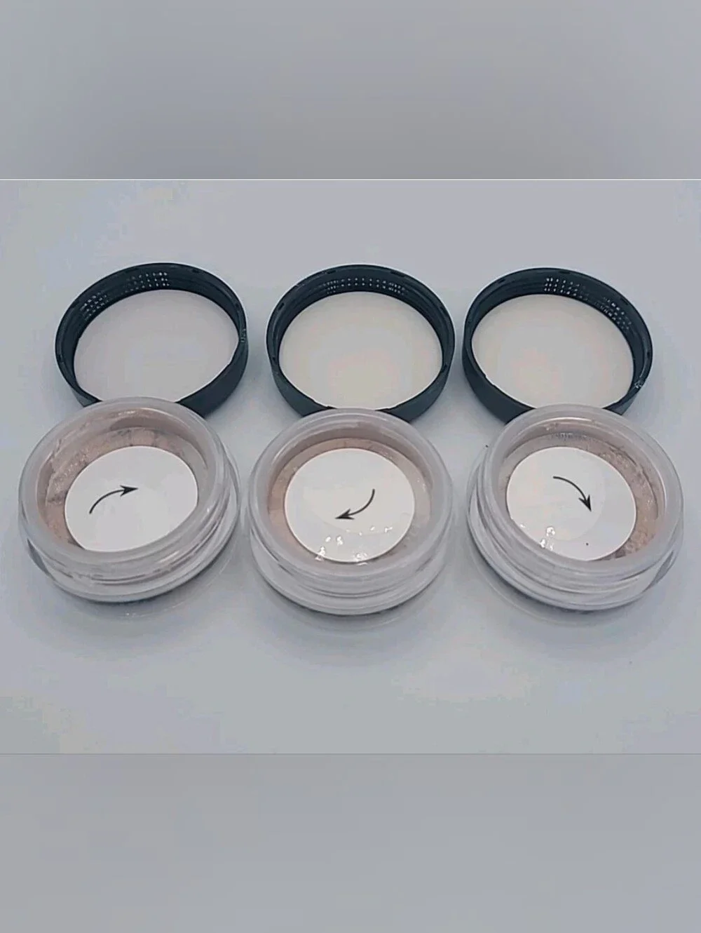 NEW 3x bareMinerals Eye Shadow Nude Beach Loose Powder 0.02 oz Each Sealed